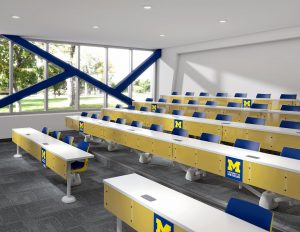 Lecture Hall Classroom featuring KI Fixed Doni Seating