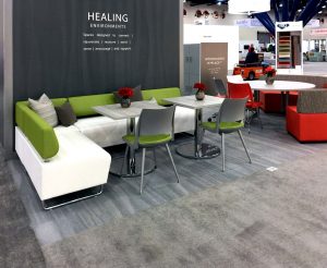 KI Hub Lounge Seating, Doni Chairs, Athens Tables, and MyPlace Lounge furniture.