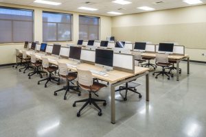 Computer Lab using KI Connection Zone Benching and Grazie Task Chairs