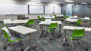 KI Doni Chairs and Pirouette Tables in Classroom