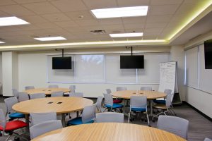 KI Classroom Featuring Strive Chairs and Pirouette Tables
