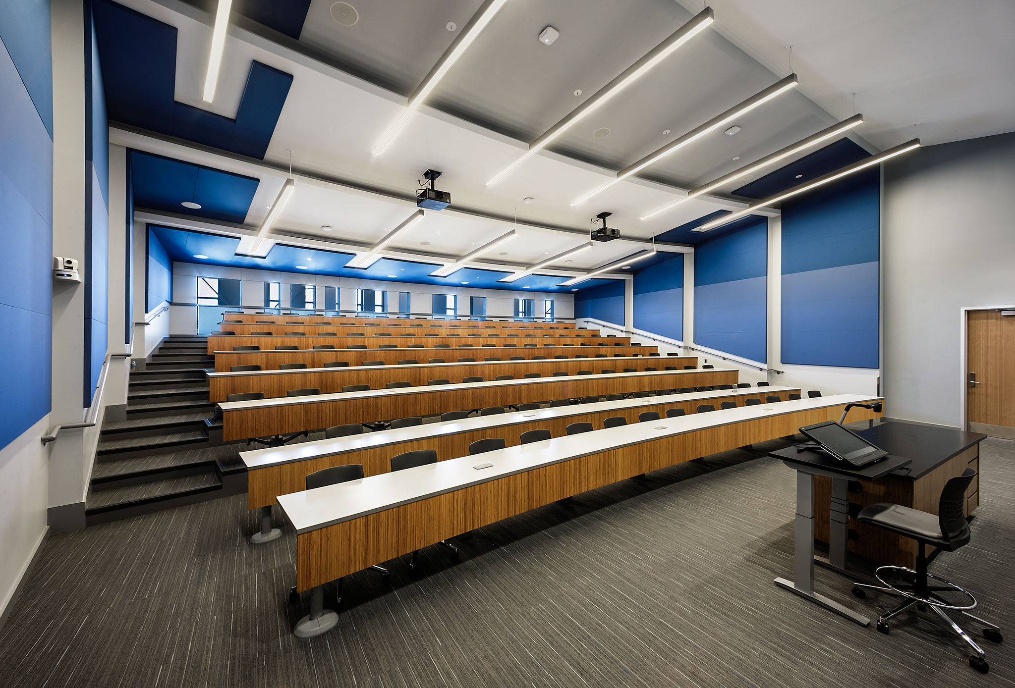 Auditorium Seating With Tablet Arms